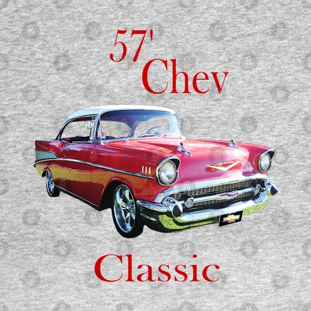 Muscle car 57 Chev Belair Classic by Muscle Car Tees